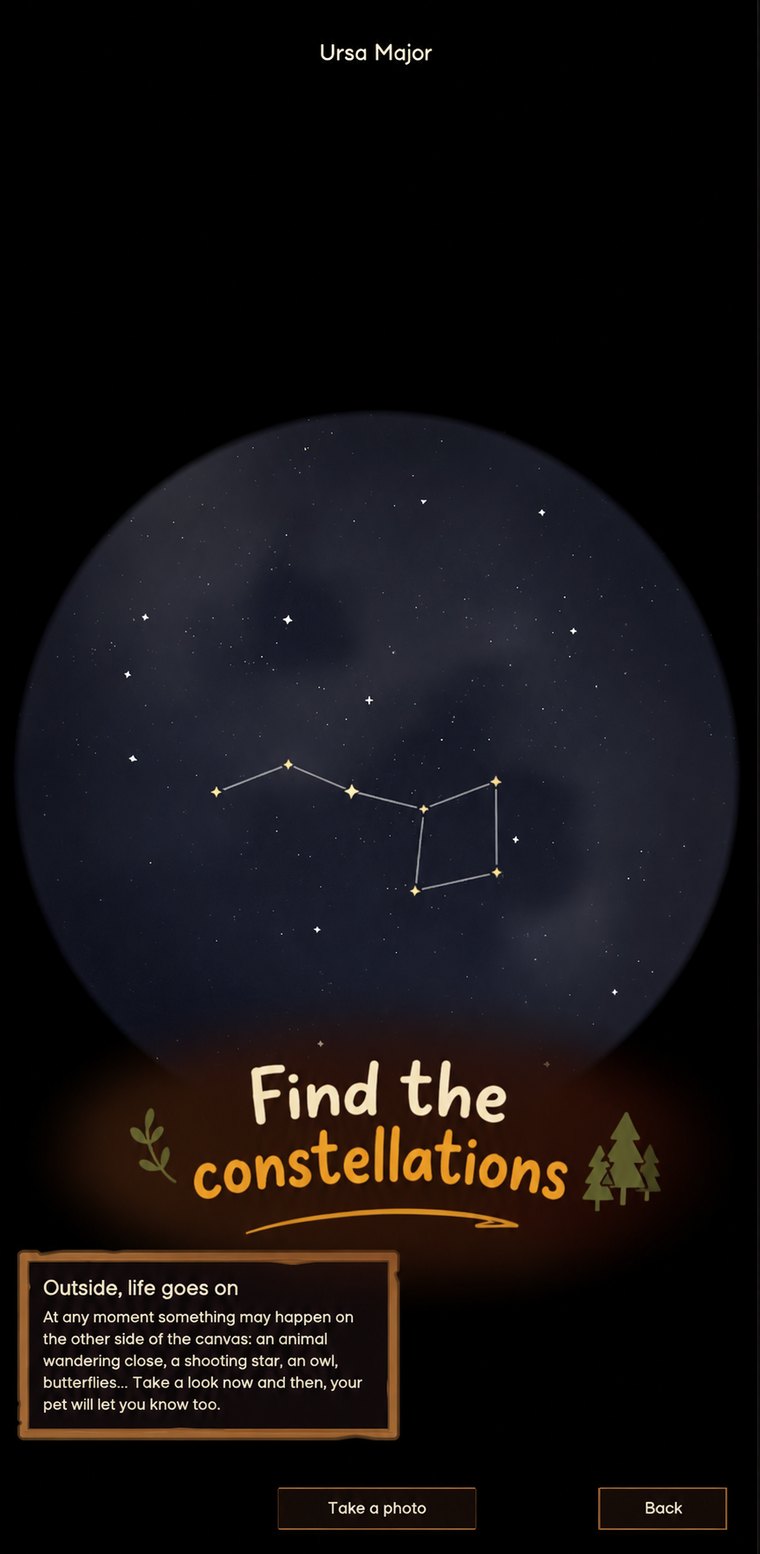 Cozy Tent: Find the constellations