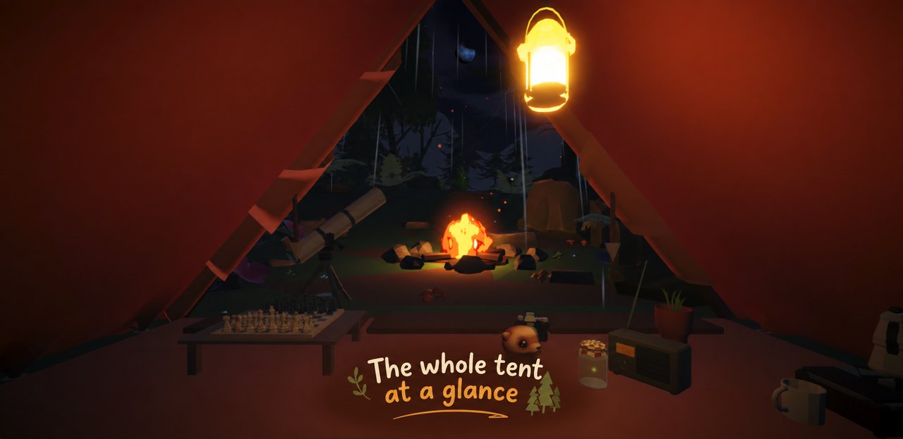 Cozy Tent: The whole tent at a glance